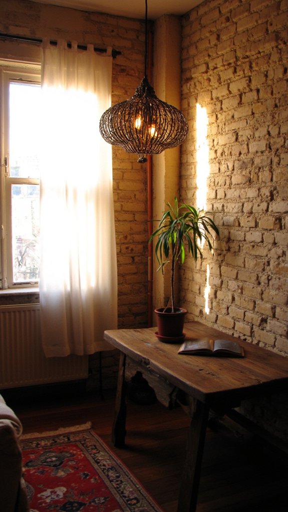 statement lighting enhances aesthetics