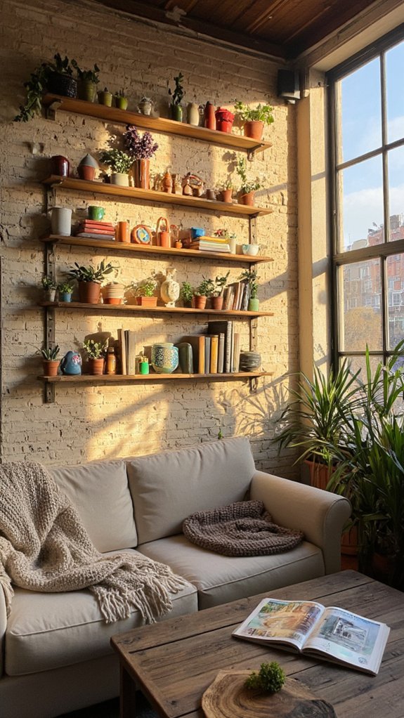 stylish airy organized display