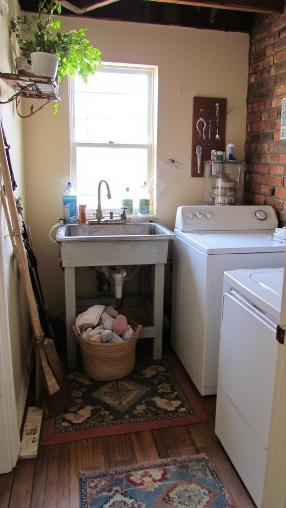 stylish and functional utility sink