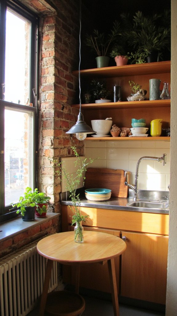 stylish compact kitchen design