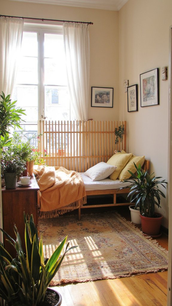 stylish dividers create coziness