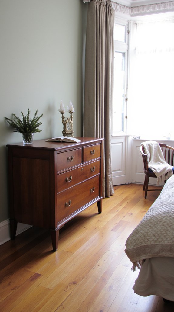 stylish dresser enhances organization