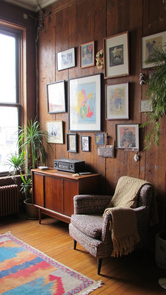 stylish gallery wall design