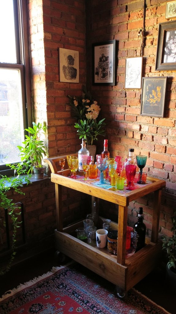 stylish mini bar corner