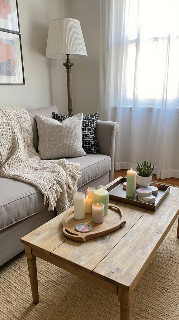 stylish organization with trays