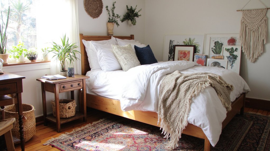 stylish relaxed bedroom decor