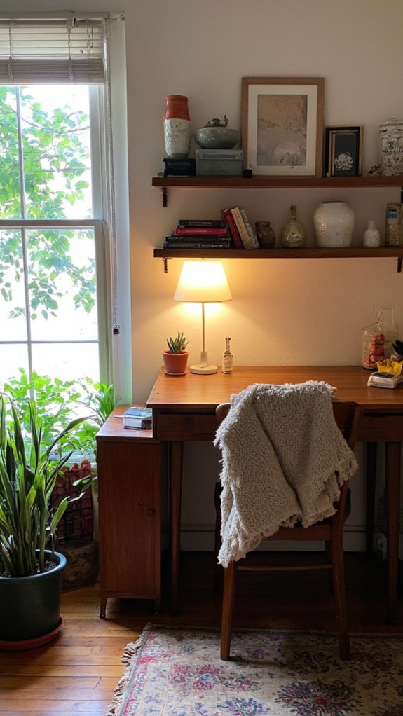 stylish small office nook