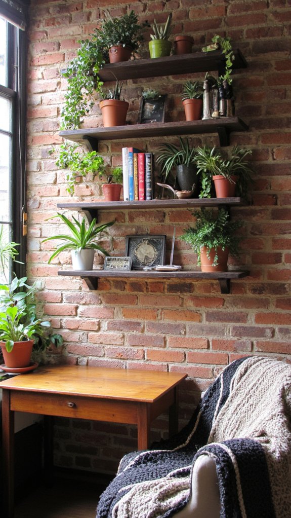 stylish space saving wall storage