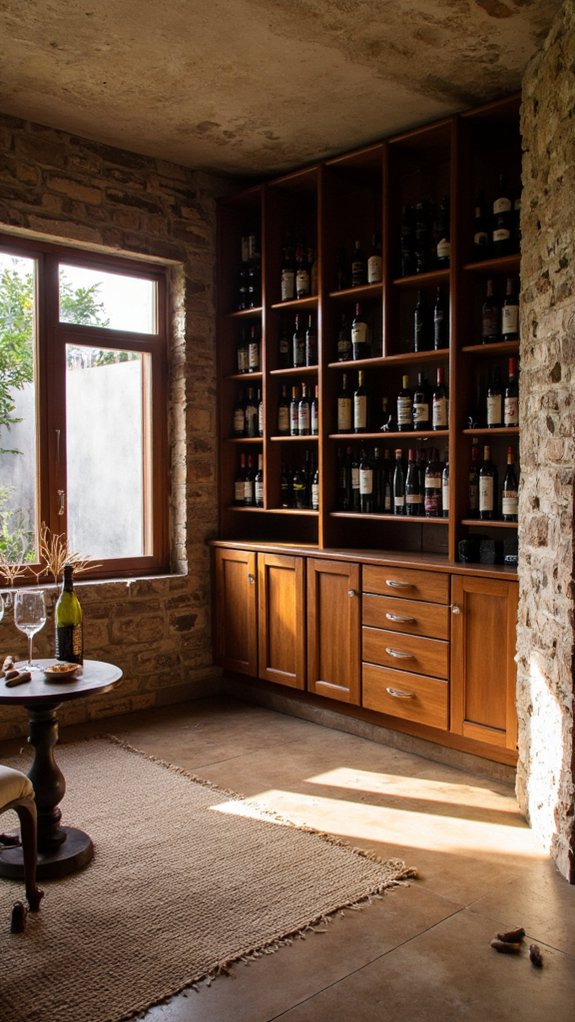 stylish wine cellar design