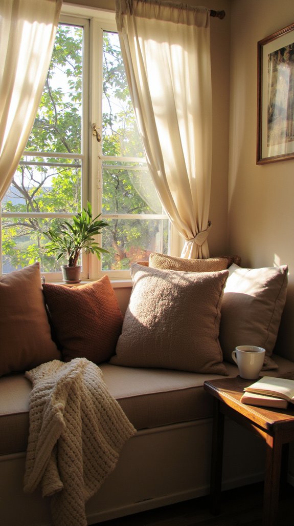 sunlit reading nook charm