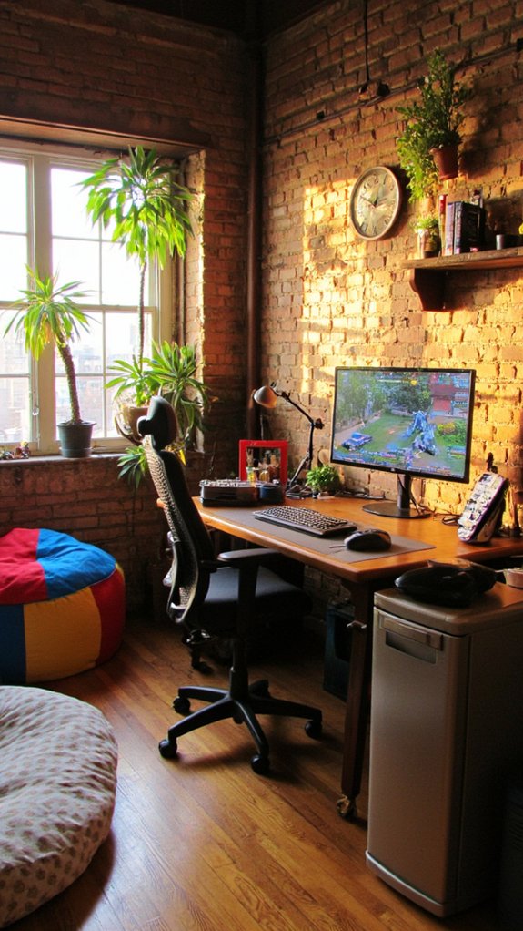 tech enhanced gaming workspace