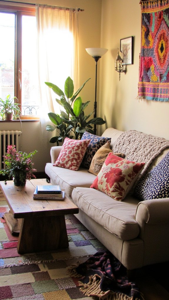 textiles create cozy retreat
