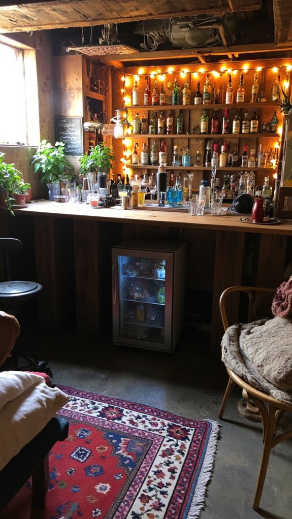 themed bar inspired decor