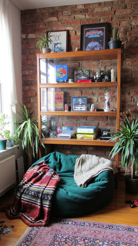 themed gaming console display