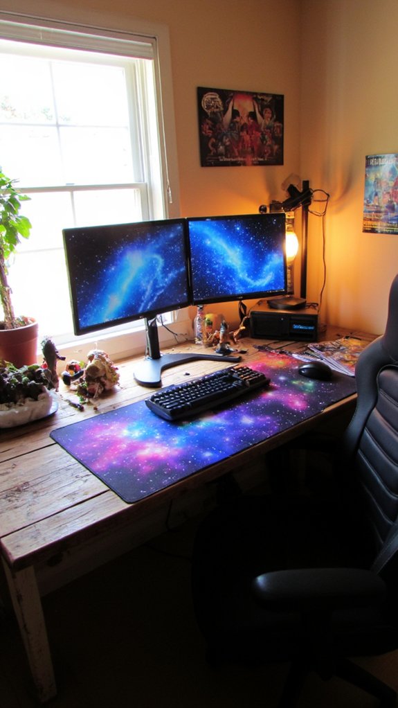 themed gaming desk personalization