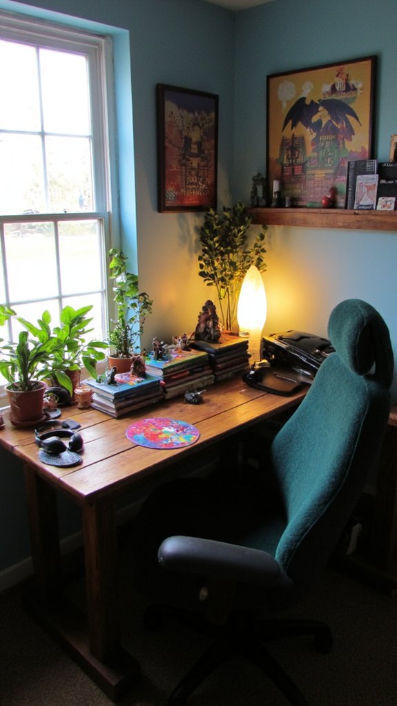 themed gaming desk sanctuary