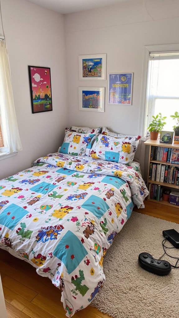 themed gaming inspired bedding sets