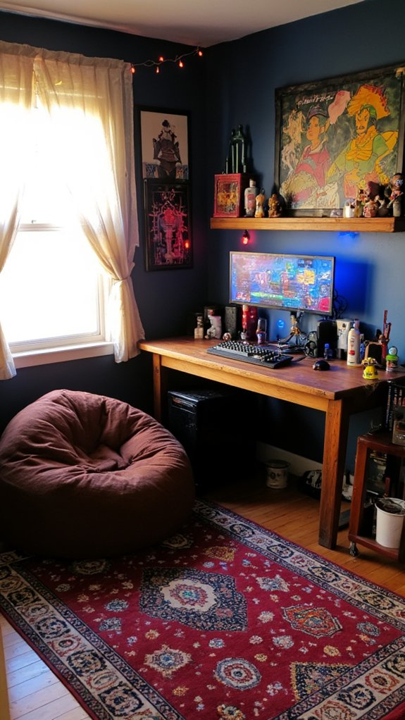 themed gaming room decor