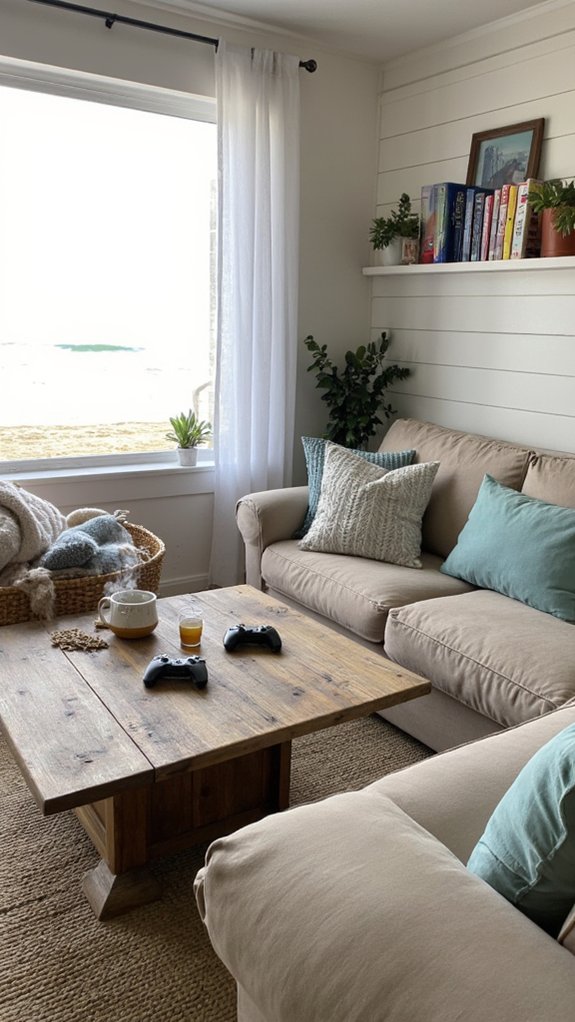 tranquil coastal gaming retreat