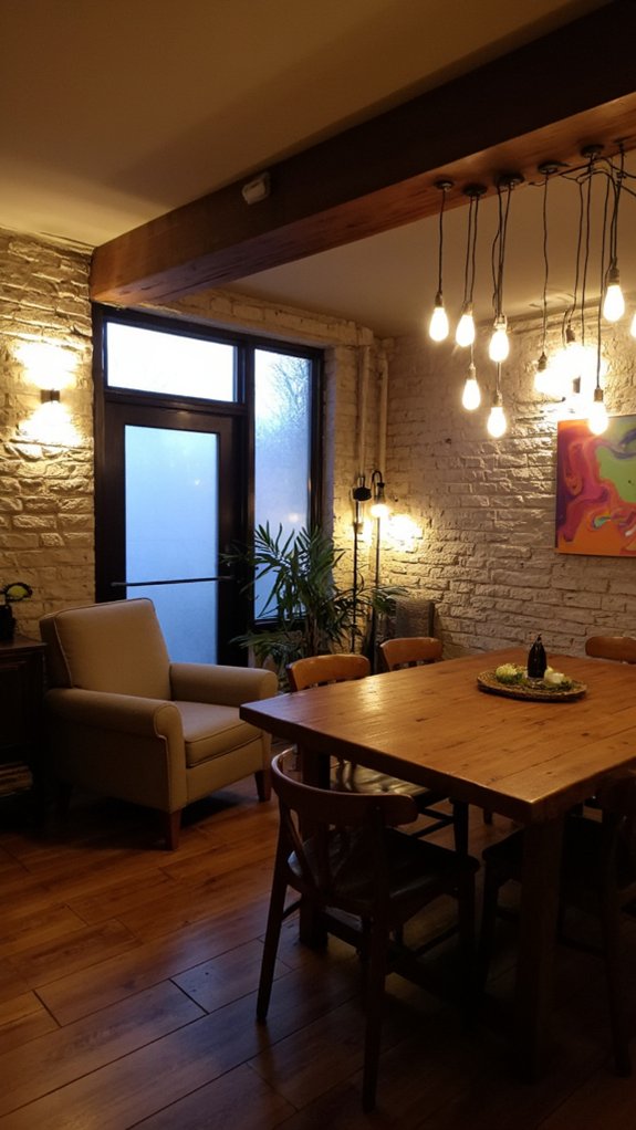 transform basement with lighting