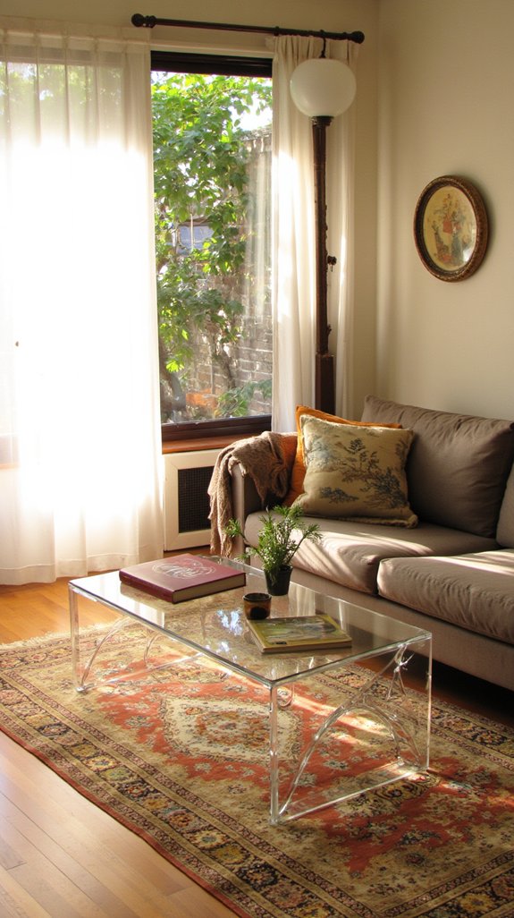 transformative airy transparent furniture