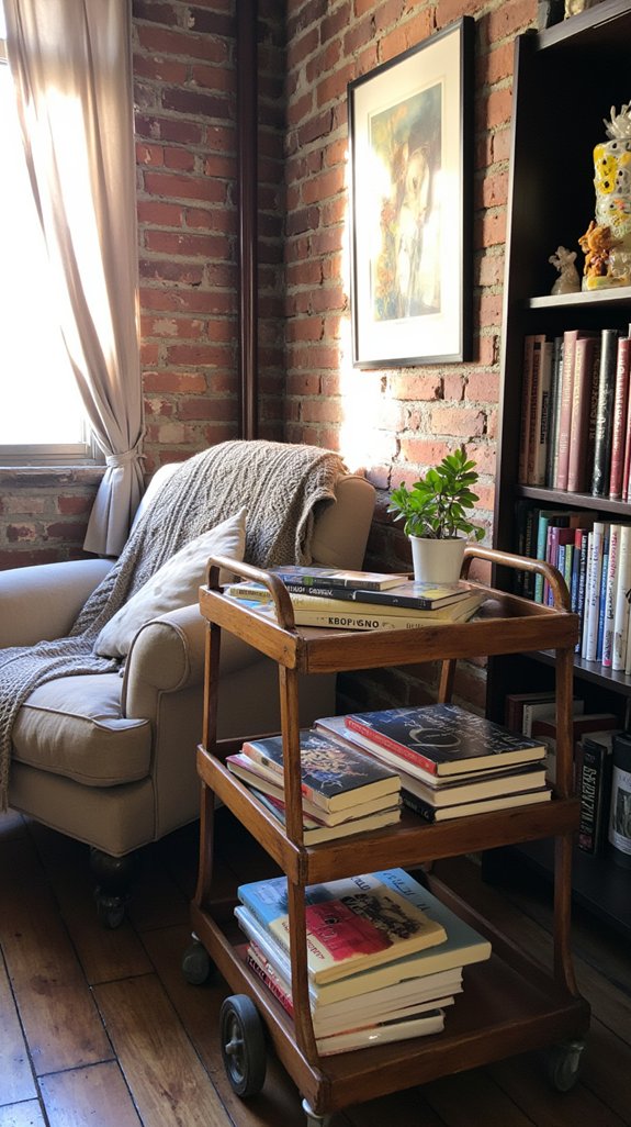 trolley enhances reading corner