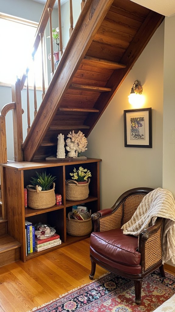 under stair storage solutions organized
