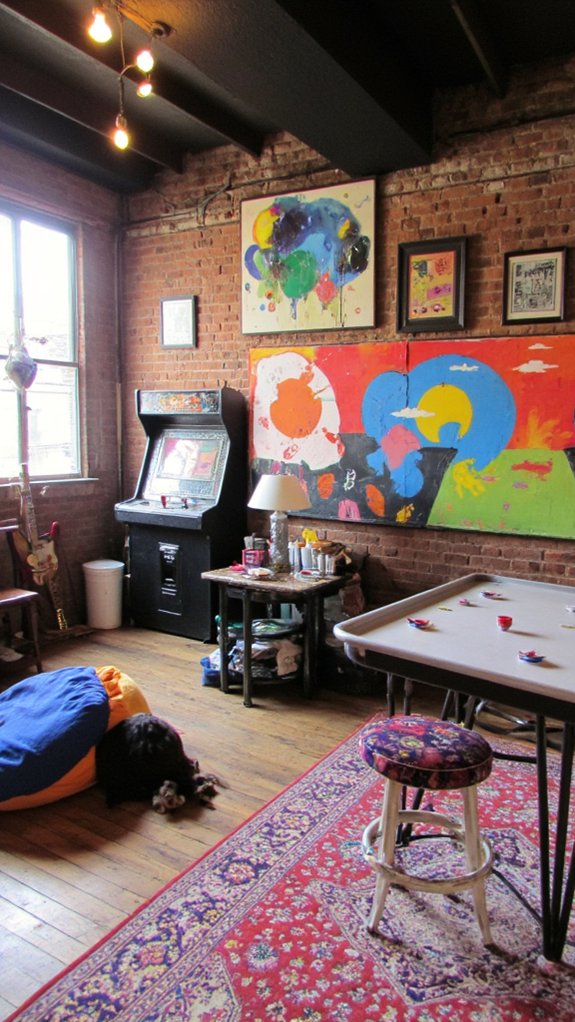 unique artwork enhances space