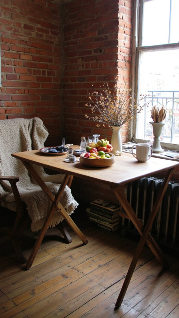 versatile space saving folding table