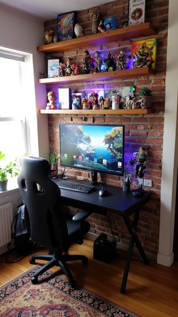 vertical shelving for organization