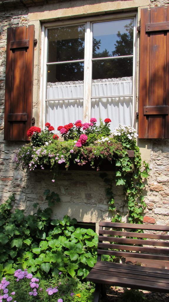 vibrant flowers brighten reading