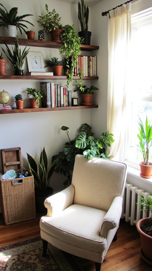 vibrant oasis with greenery