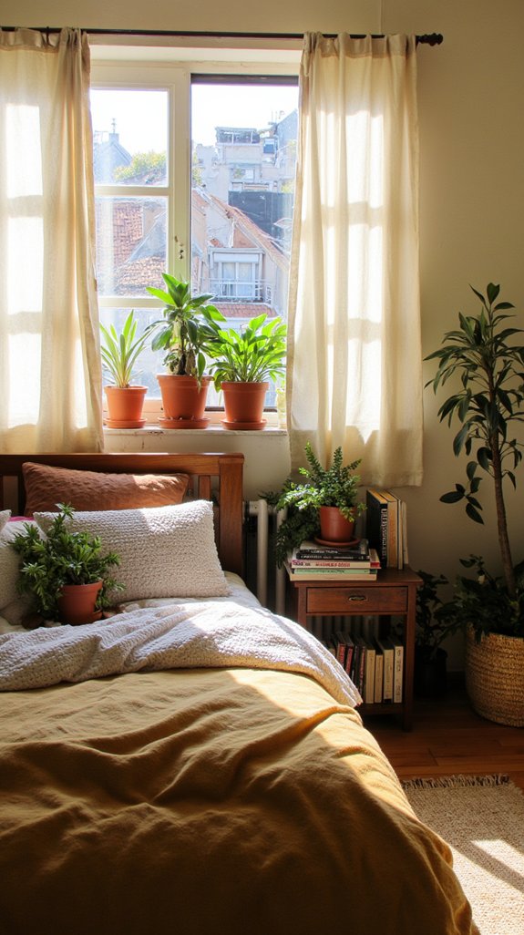 vibrant plants enhance atmosphere