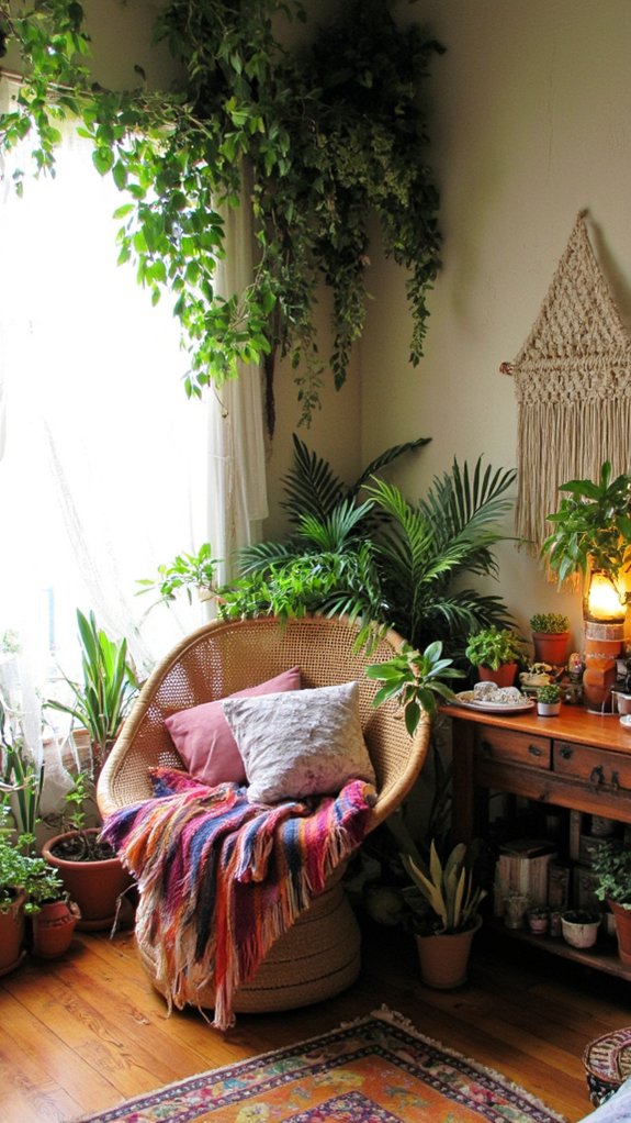 vibrant plants enhance decor