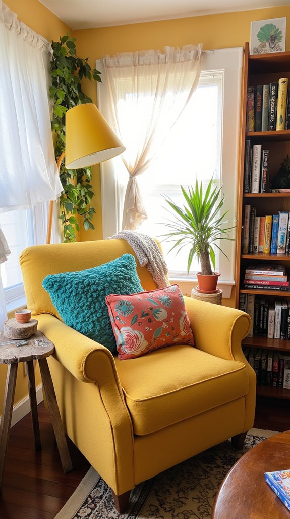 vibrant playful cozy nook