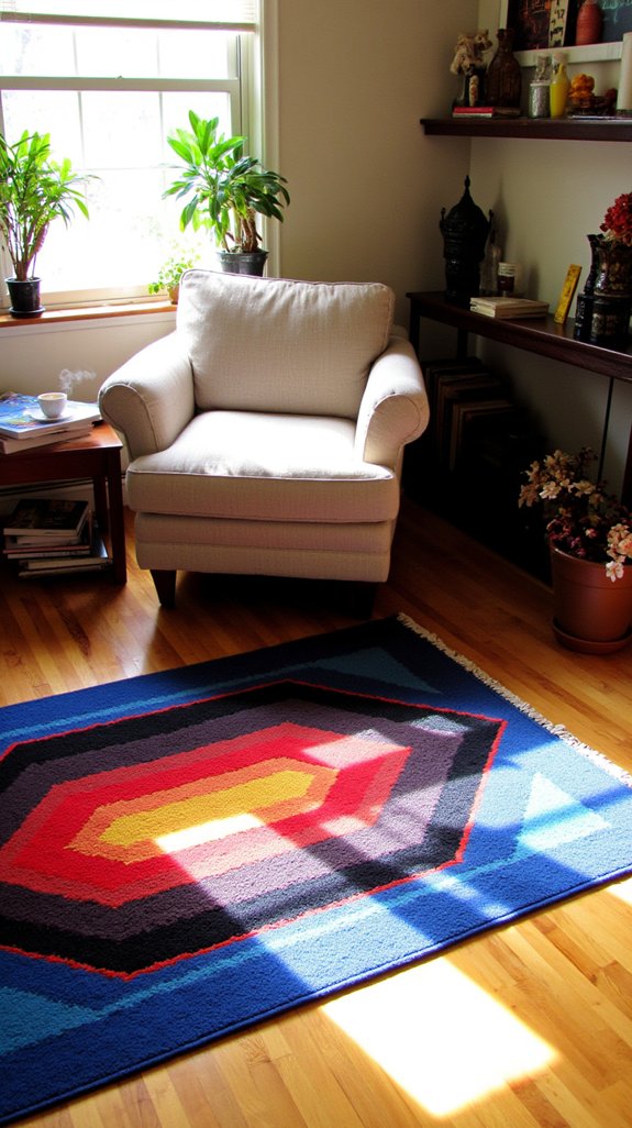 vibrant rugs elevate spaces