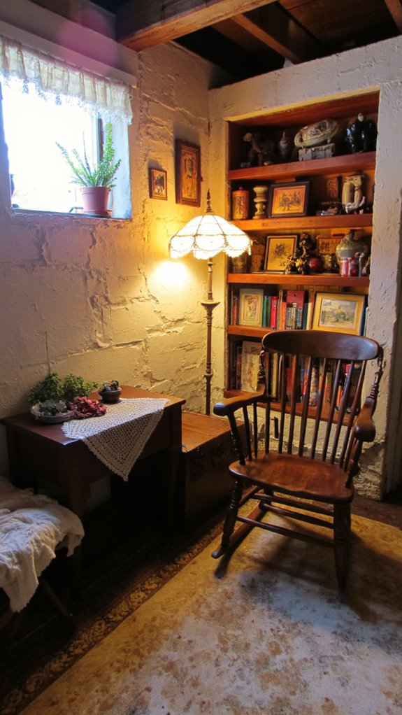 vintage accents add charm