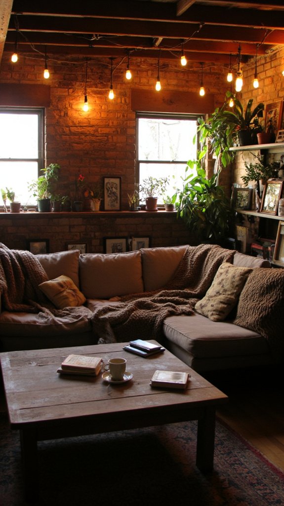 vintage bulbs create warmth