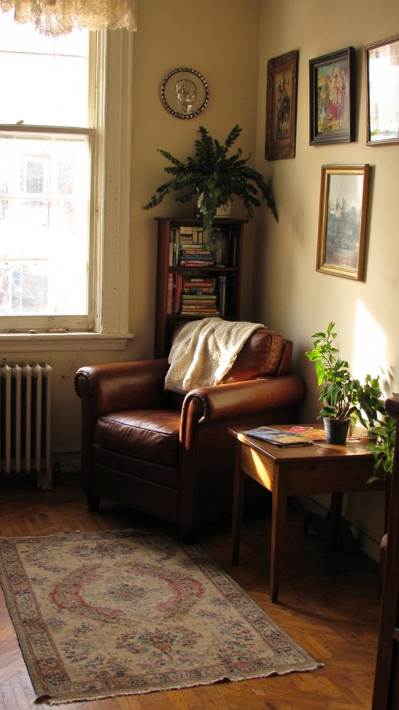 vintage charm enhances decor