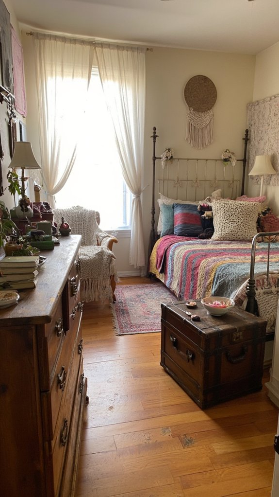 vintage furniture adds charm