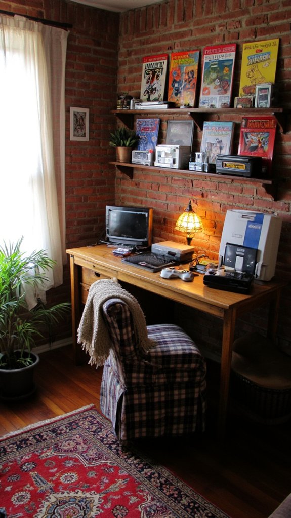 vintage gaming setup nostalgia