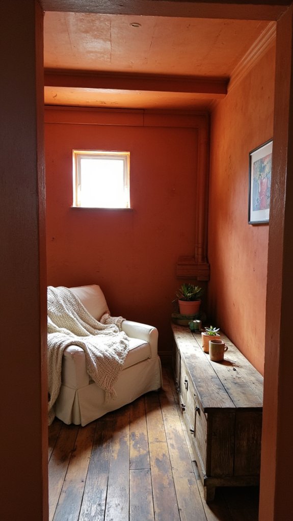 warm earthy cozy retreat