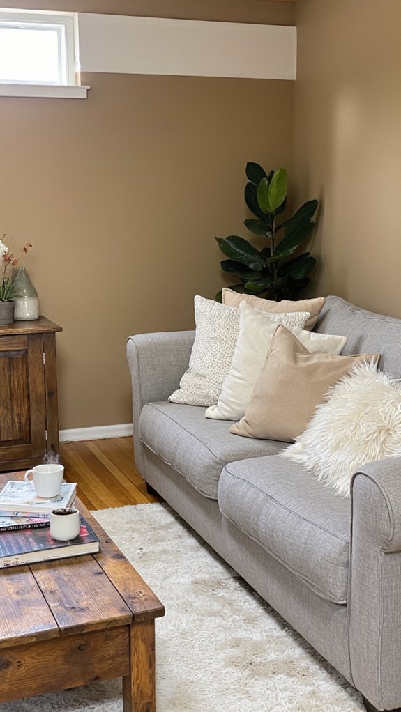 warm inviting neutral palette