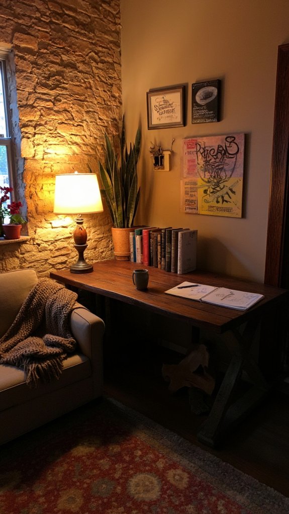 warm lighting creates comfort