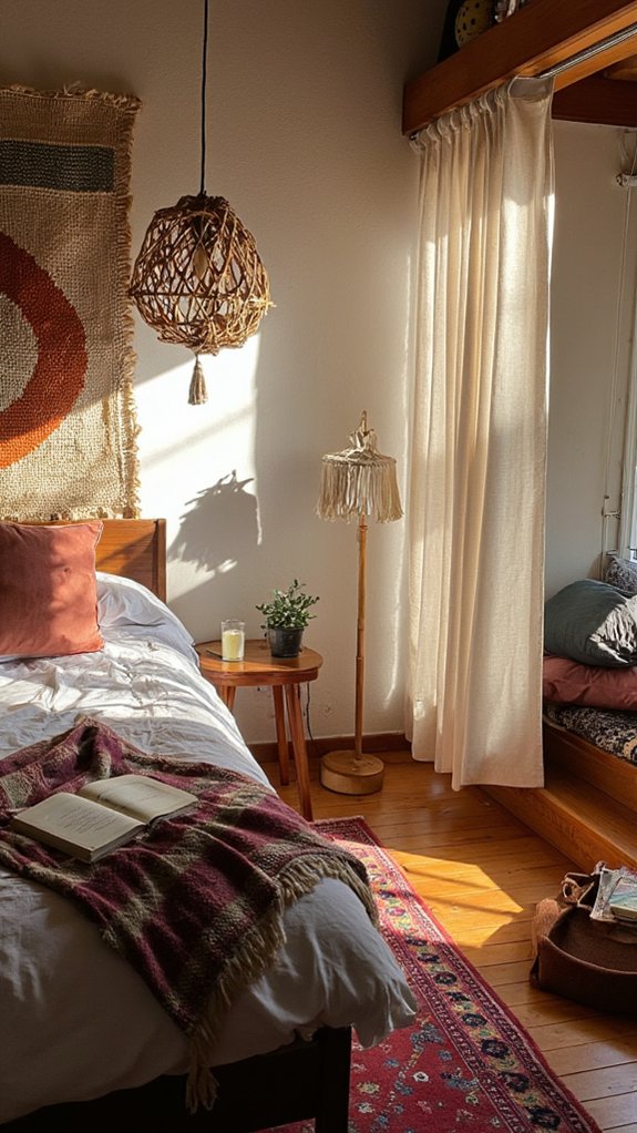 warm unique bohemian lighting