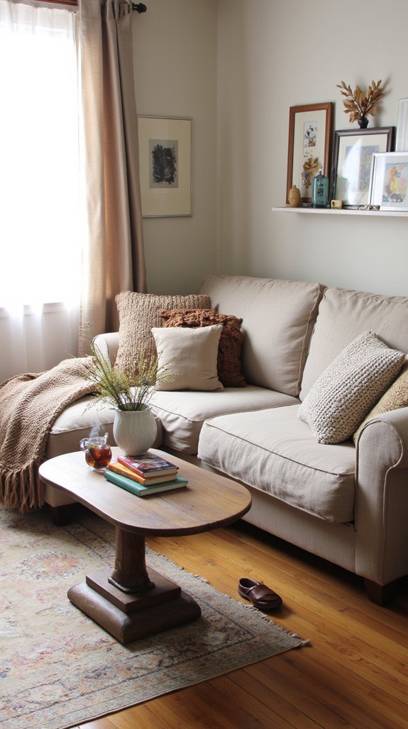 warmth through soft textiles