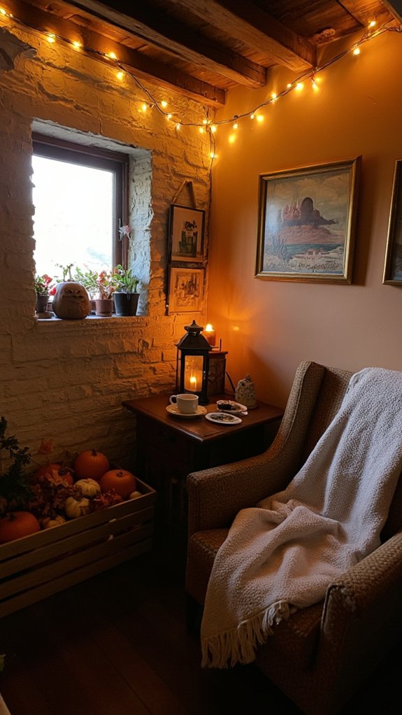 whimsical lanterns and fairy lights