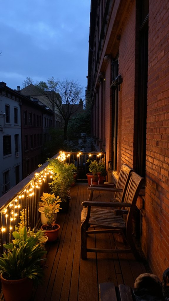 whimsical string light ambiance