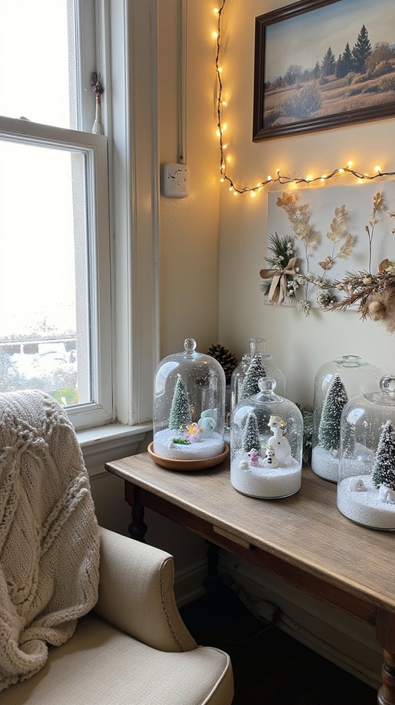 winter wonderland terrariums creation