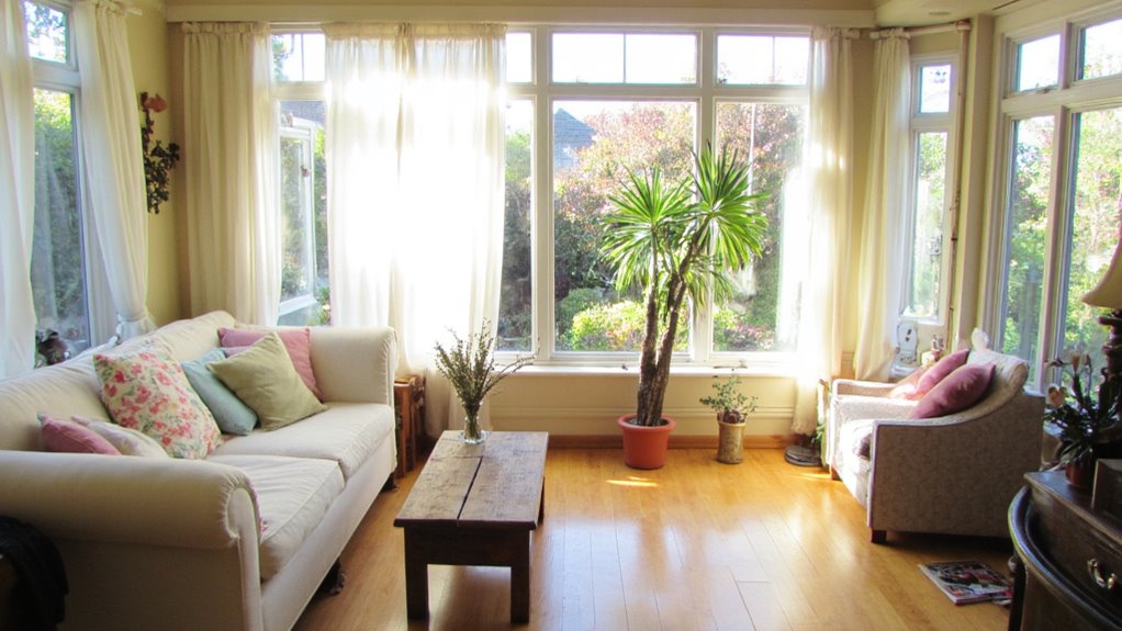 airy sunroom window designs